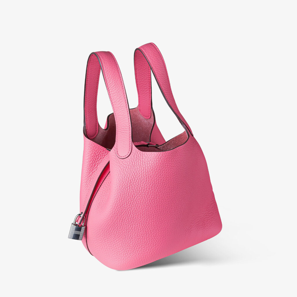 Picotin Bag size 18  Rose Azalee PHW