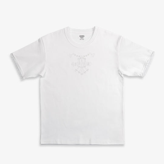 Embroidered maxi t-shirt